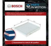 Pollen / Cabin Filter fits VOLVO C70 MK2 2.4 2.5 2.0D 2.4D 06 to 13 Bosch New