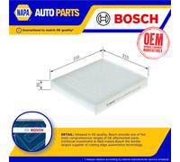Pollen / Cabin Filter fits VOLVO S40 MK2 04 to 12 Bosch 30780376 8687389 Quality