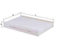 Pollen / Cabin Filter fits VW LOAD UP 14 to 19 EABA Mahle 1S0819669 1S0820360