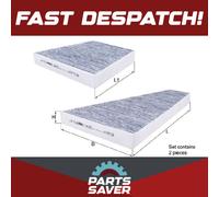 Pollen / Cabin Filter fits VW PHAETON 3D 4.2 03 to 16 Mahle 3D0819643 3D0819644