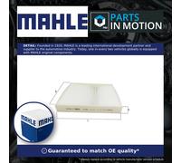 Pollen / Cabin Filter fits VW POLO 2010 on Mahle 6R0820367 6RD820367 JZW819653F