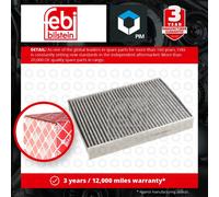 Pollen / Cabin Filter fits VW UP 2013 on 1S0819669 VOLKSWAGEN Febi Quality New