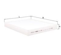Pollen / Cabin Filter LA1399 Mahle 87139F4010 97133C5000 72472008 Quality New