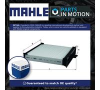 Pollen / Cabin Filter LA227 Mahle 272772435R 7701055110 76419105 LAK227 LAO227