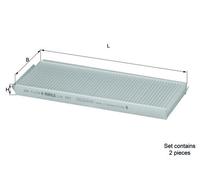 Pollen / Cabin Filter LA391/S Mahle 6811021000 6812008030 681200803A 6812008040