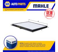 Pollen / Cabin Filter LA471 Mahle 9713307000 9713307010 9713307010AT 971330X900