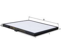 Pollen / Cabin Filter LA471 Mahle 9713307000 9713307010 9713307010AT 971330X900