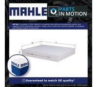 Pollen / Cabin Filter LA686 Mahle 0006000620028 6000620028 2727900Q0B 272778980R