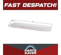 Pollen / Cabin Filter LA897 Mahle 05013595AA 05013595AB 5013595AA 5013595AB New