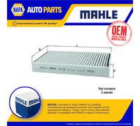 Pollen / Cabin Filter LAK1156/S Mahle 64116823725 64116823726 64116835405 New