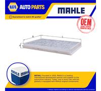 Pollen / Cabin Filter LAK307 Mahle 2E0819021F 2E0819638A JZW819653C 70348550 New