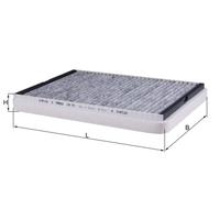 Pollen / Cabin Filter fits VAUXHALL ASTRA G, H 1998 on Mahle 09121627 13175554