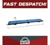 Pollen / Cabin Filter LAO248 Mahle 64316925982 64316962549 64316962553 72426053