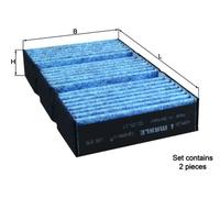 Pollen / Cabin Filter LAO878/S Mahle 1668300318 1668307201 2928300000 72426118