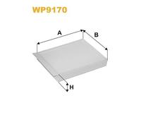 Pollen / Cabin Filter WP9170 Wix Filters 9761938000 9761938100 9761938100AT New