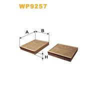 Pollen / Cabin Filter WP9257 Wix Filters 1609428180 6447VX 647990 Quality New
