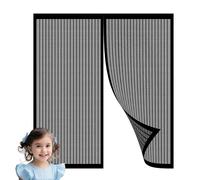 Pollen Screen for Windows 61 x 90 cm, Easy Installation Without Drilling, Heavy Duty Mesh Partition for Balconies, Cellars, Patios, Hands-Free, Black