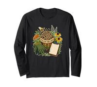 Pollen Tube Check Solitary Bees Pollinator Garden Long Sleeve T-Shirt