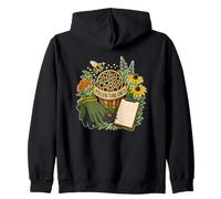 POLLEN TUBE CHECK Solitary Bees Pollinator Garden Zip Hoodie
