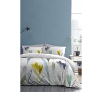 'Pollensa' 100% Cotton Abstract Floral Duvet Cover Set Appletree Multi King