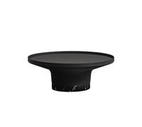 Poller Coffee Table Ø80 Black/ Black Marble