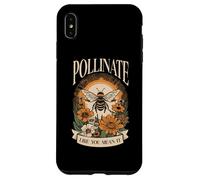 Pollinate Like You Mean It Garden Flower Bees Graphic Case for iPhone XS Max