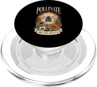 Pollinate Like You Mean It Garden Flower Bees Graphic PopSockets PopGrip for MagSafe