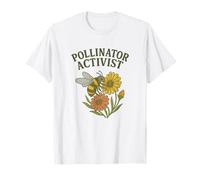 Pollinator Activist Bee Flower Save The Bees Garden T-Shirt