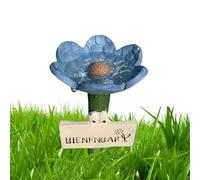 Pollinator Drinking Station | Flower Shaped Feeding Bowl | Butterflies Water Point for Beehives Birds Beekeeping Hummingbird Outdoor Butterflies