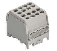Pollmann HLAK 25-1/6 M2 Mains Connector Block, Main Line Junction Terminal Grey