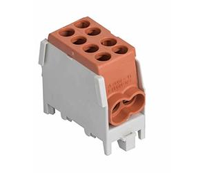 Pollmann Junction Terminal HLAK 25 1/2/M2 Brown Main Cable Clamp