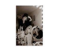 Pollmn Fleetwood Mac Poster Lead Stevie Nicks Singer Music Posters for Room Aesthetic Canvas Wall Art Bedroom Decor12x18inch(30x45cm)