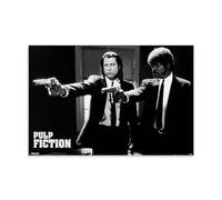 Pollmn Pulp Movie Poster Fiction Music Posters for Room Aesthetic Canvas Wall Art Bedroom Decor20x30inch(50x75cm)