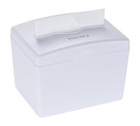 Pollock Tabletop Napkin Dispenser, Countertop Multifold Hand Towel Dispenser, One-at-a-Time Dispensing, Paper Towel Dispenser, Non-Slip Bottom, for Home Kitchen Bathroom Hotel Office Resturant - White