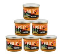 PolloPro Portion - 100% Curry-Flavoured Cooked Chicken Breast, Ready to Use, 25 g Protein, Preservative-Free, Protein Meal Snack, Muà Fitness - pack of 6 X 100 g