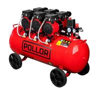 Pollor 100L Portable Silent Air Compressor Oil-Free 3Hp 13.6 Cfm
