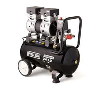 POLLOR 24L Air Compressor Low Noise Oil Free Electric Portable 5.2CFM with Pressure Regulator (24L)