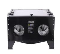 Pollor 90L Worktop Sand Blasting Cabinet Sand Blaster Abrasive Grit Shot Blast Led