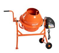POLLOR Electric Cement Concrete Mixer 70 Litre 220W Mortar Plaster Mixing Portable 230V