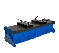 Pollor Forklift Sweeper Brush 1300mm Wide Fork Mounted Attachment Yard Broom