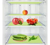 Polly Online Refrigerator Liners Washable Refrigerator Mats Kitchen Silicone Refrigerator Pads Place Mats 5PCS/Set