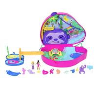 Polly Pocket 3 In 1 Sloth Family Chest Figure Pink Kids