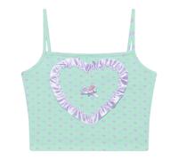 Polly Pocket All Over Slim Top - female - GCDS - Sleeveless Tops - Green - M - Tops M