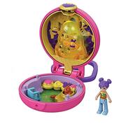 Polly Pocket Beekeeper Compact with Removable Beehive, Surprise Reveals, Photo Customization, Micro Doll with 5 Movable Joints, Great Gift for Ages 4 Years Old & Up