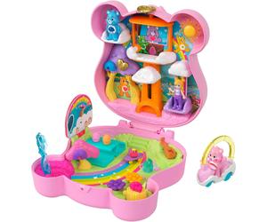 Polly Pocket Care Bears Dolls & Playset with Toy Car and Pet Bears New Kids Toy