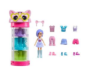 Polly Pocket Carousel Style Revolving Closet Kitty Set