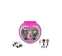 Polly Pocket x Clueless Collector Compact, Micro Dolls and Playset, 5 Themed Accessories Including Toy Car, Cher, Dionne, & Tai, JCC21