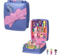 Polly Pocket Collector Compact with 3 Micro Dolls, Heritage Keepsake Collection Starlight Dinner Party