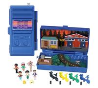 Polly Pocket Collector Playset, Stranger Things Compact with 6 Special Edition Character Dolls and 10 Accessories , HWP22