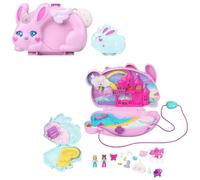 Polly Pocket Compact Bag Fairy Bunny Kingdom Figurine